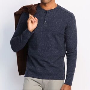 01. Algo Boulder‎ Performance Thermal Henley Burnt Orange Large New With Tags